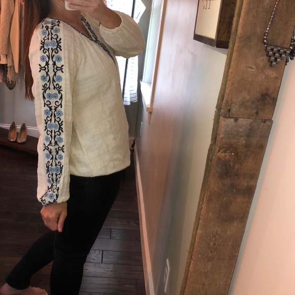 Style & Co large floral boho blouse - Picture 3 of 5